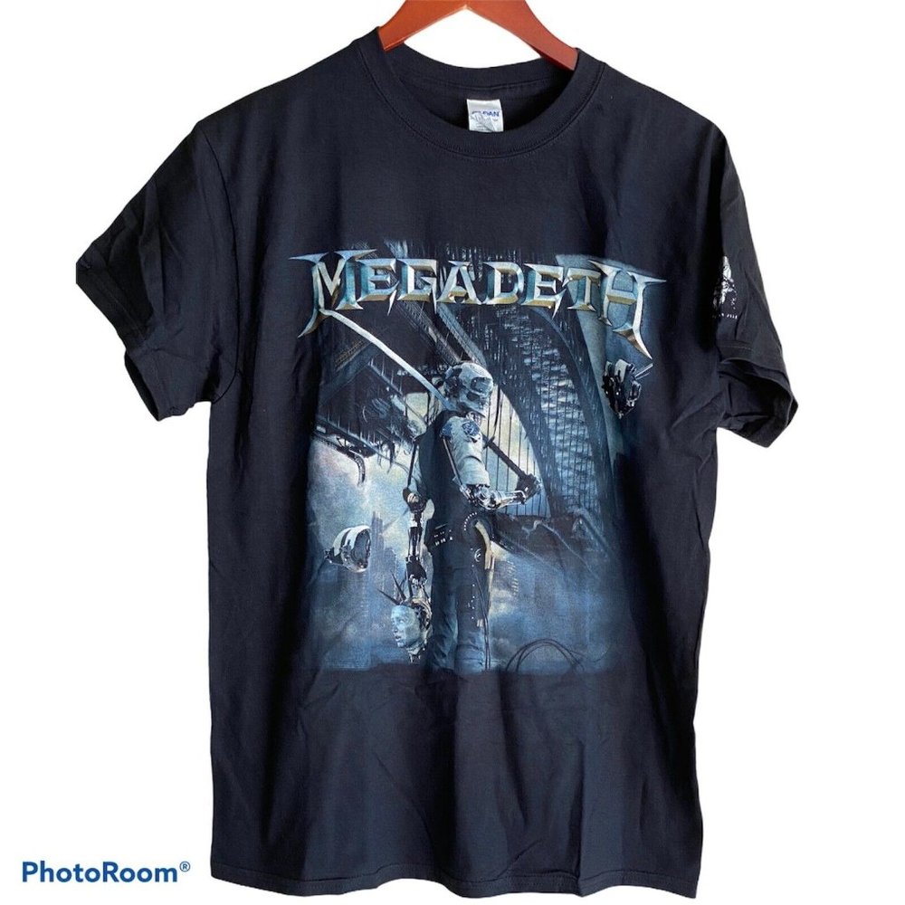 MegaDeath World Tour 2015 Limited Edition Black T-Shirt Men's Medium Music Band